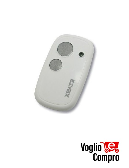 Telecomando Radiocomando Trasmettitore ELVOX ETRN2 433,92 MHz Rolling Code 2 Tasti TR-2100