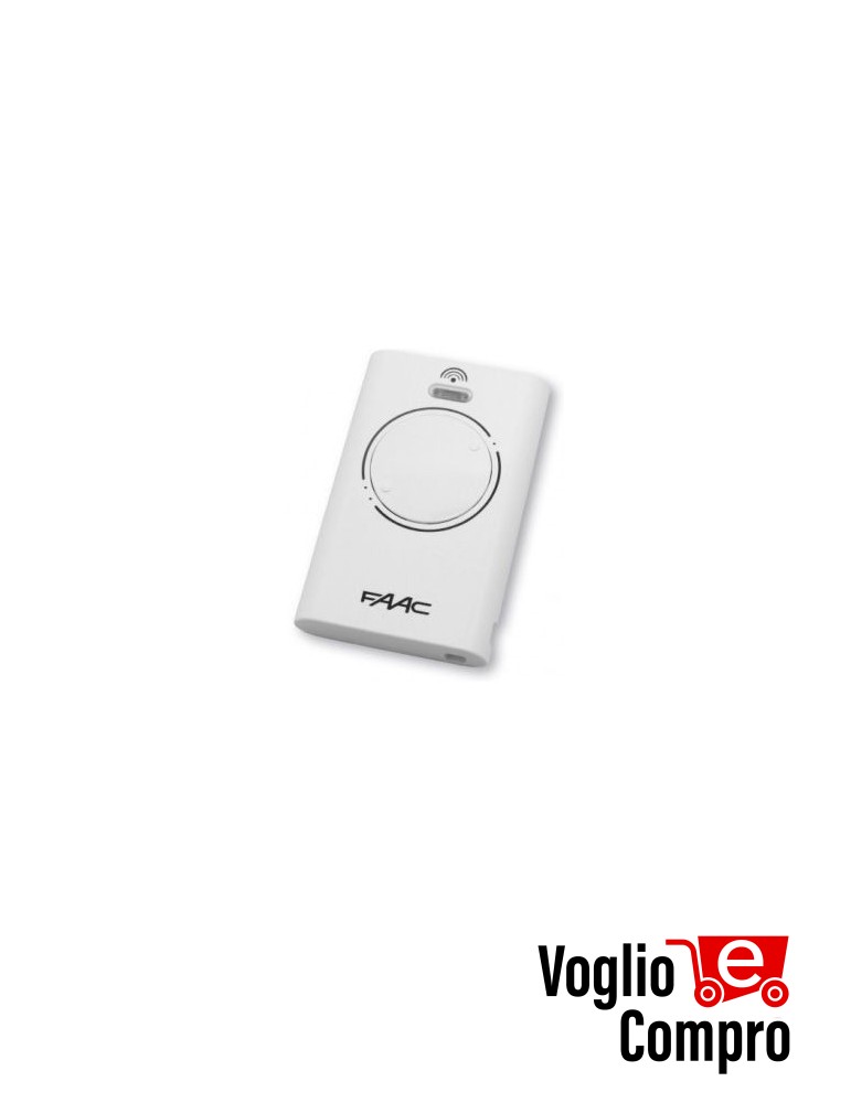 RADIOCOMANDO TELECOMANDO ORIGINALE FAAC XT2-868-SLH-LR 868,35 MHz BIANCO 2 Tasti TR-1709