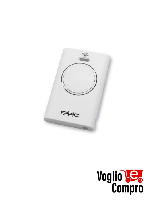 RADIOCOMANDO TELECOMANDO ORIGINALE FAAC XT2-868-SLH-LR 868,35 MHz BIANCO 2 Tasti TR-1709
