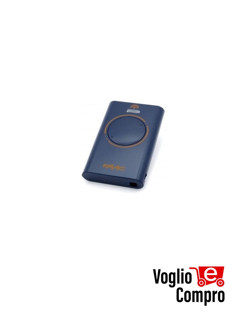 RADIOCOMANDO TELECOMANDO ORIGINALE FAAC XT2-433SL 433,92 MHz Codice Fisso BLU 2 Tasti TR-1711N