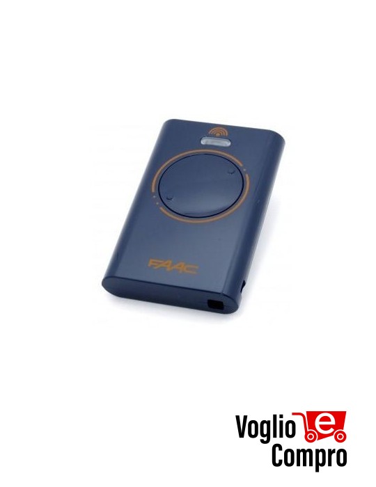 RADIOCOMANDO TELECOMANDO ORIGINALE FAAC XT2-433SL 433,92 MHz Codice Fisso BLU 2 Tasti TR-1711N