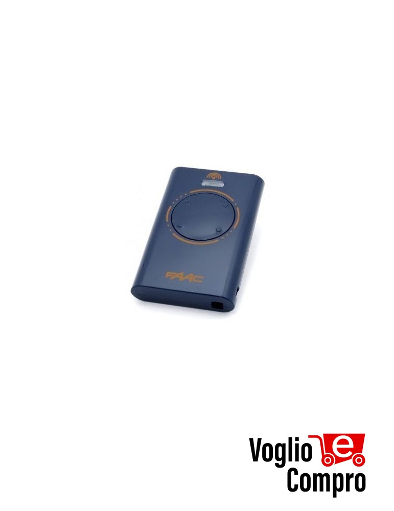 RADIOCOMANDO TELECOMANDO ORIGINALE FAAC XT4-433SL 433,92 MHz Codice Fisso BLU 4 Tasti TR-1715N