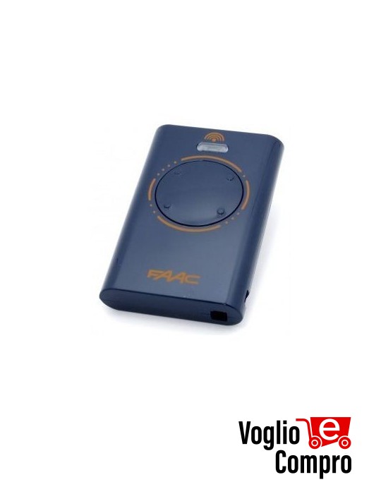 RADIOCOMANDO TELECOMANDO ORIGINALE FAAC XT4-433SL 433,92 MHz Codice Fisso BLU 4 Tasti TR-1715N
