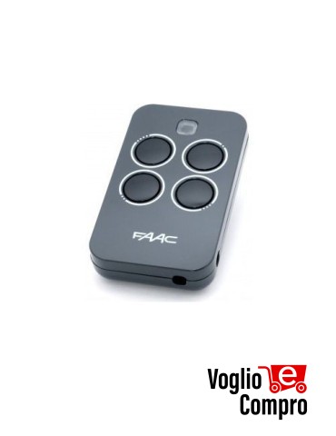 RADIOCOMANDO TELECOMANDO ORIGINALE FAAC XT4-433RC 433,92 MHz Rolling Code 4 Tasti TR-1712N