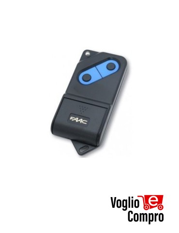 RADIOCOMANDO TELECOMANDO ORIGINALE FAAC TM2-868DS 868,35 MHz Dip Switch 2 Tasti TR-1702