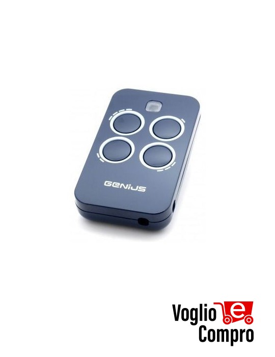 RADIOCOMANDO TELECOMANDO ORIGINALE GENIUS ECHO-TX4 433,92 MHz Rolling Code 4 Tasti TR-2500N