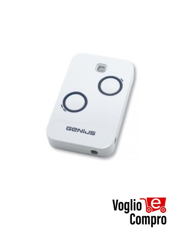 RADIOCOMANDO TELECOMANDO ORIGINALE GENIUS KILO-TX2 868 - 868,35 MHz Rolling Code 2 Tasti TR-2501N