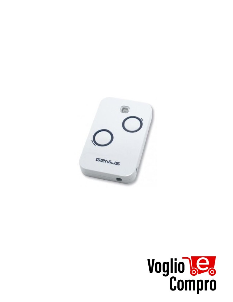 RADIOCOMANDO TELECOMANDO ORIGINALE GENIUS KILO-TX2 868 - 868,35 MHz Rolling Code 2 Tasti TR-2501N