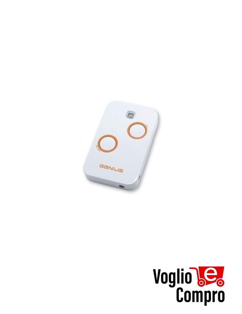 RADIOCOMANDO TELECOMANDO ORIGINALE GENIUS KILO-TX2 433 - 433,92 Mhz Rolling Code 2 Tasti TR-2507