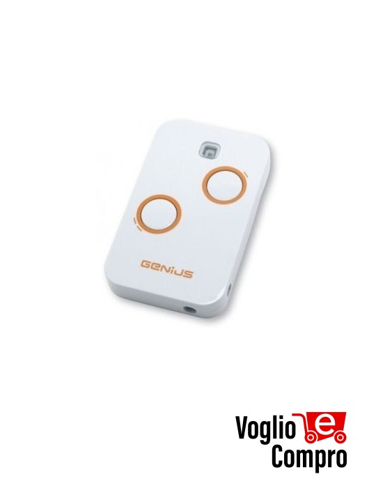 RADIOCOMANDO TELECOMANDO ORIGINALE GENIUS KILO-TX2 433 - 433,92 Mhz Rolling Code 2 Tasti TR-2507