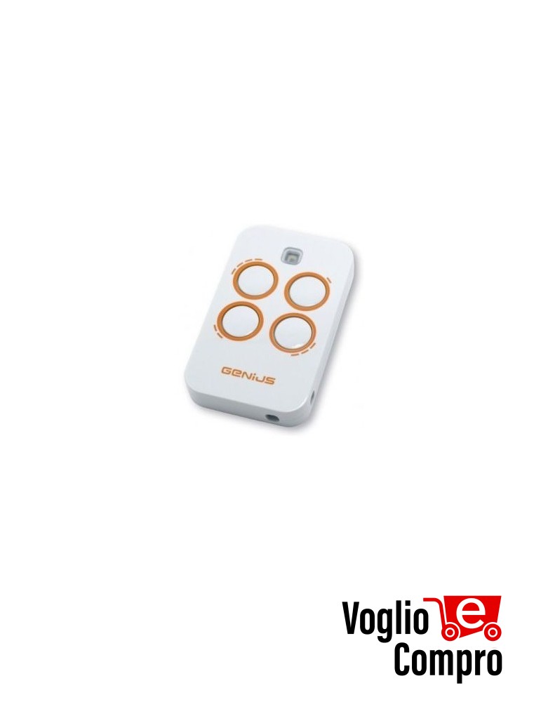 RADIOCOMANDO TELECOMANDO ORIGINALE GENIUS KILO-TX4 433 - 433,92 MHz Rolling Code 4 Tasti TR-2508