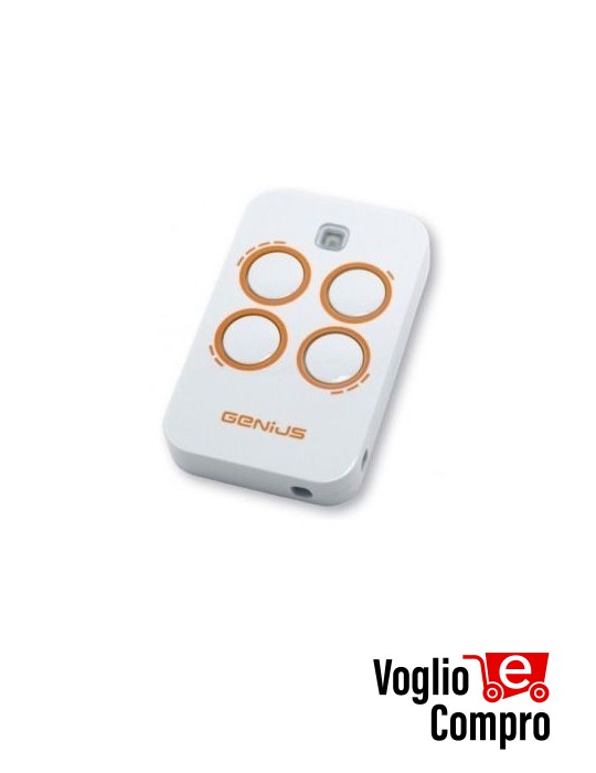 RADIOCOMANDO TELECOMANDO ORIGINALE GENIUS KILO-TX4 433 - 433,92 MHz Rolling Code 4 Tasti TR-2508