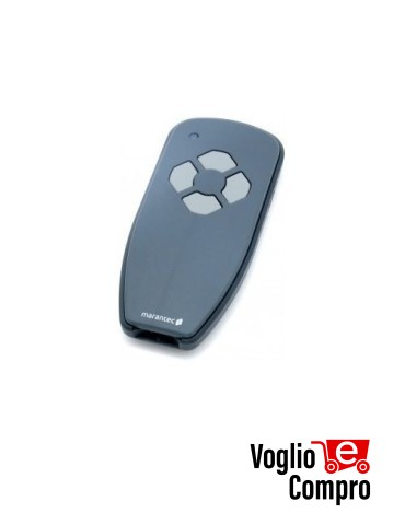 RADIOCOMANDO TELECOMANDO ORIGINALE MARANTEC D384-868 4 Tasti 868,35 MHz TR-2601