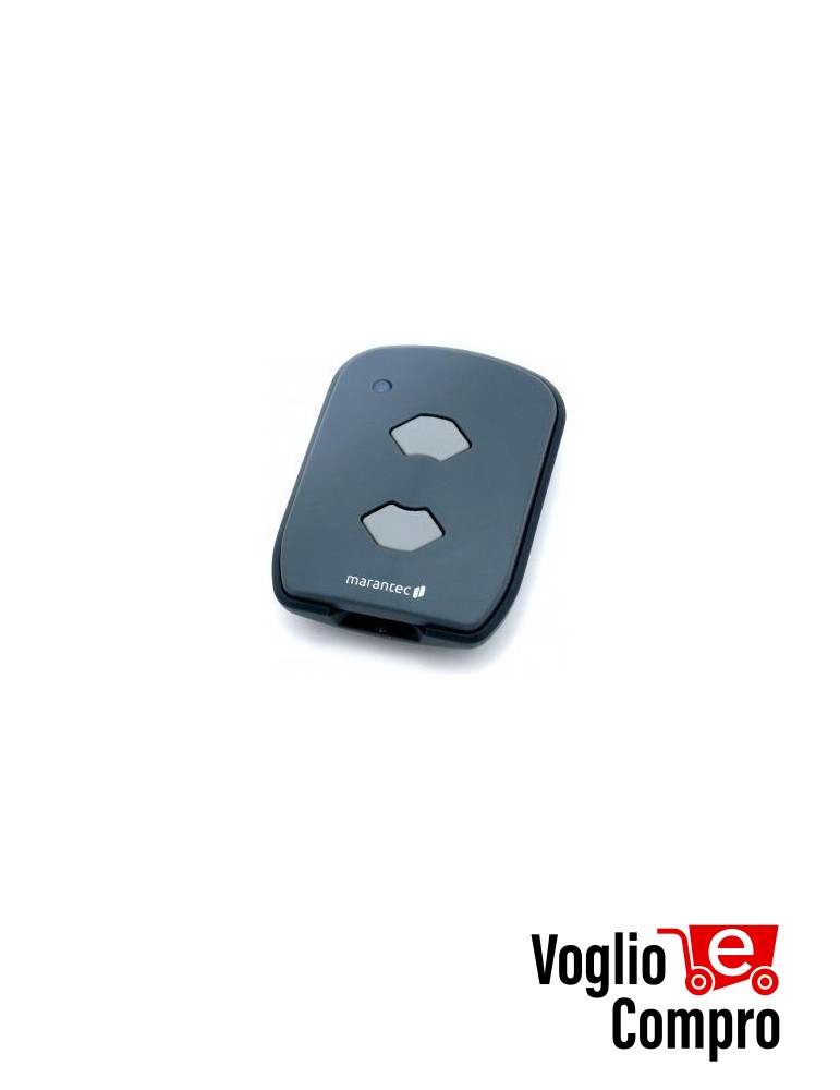 RADIOCOMANDO TELECOMANDO ORIGINALE MARANTEC D382-433 2 Tasti 433,92 MHz TR-2602