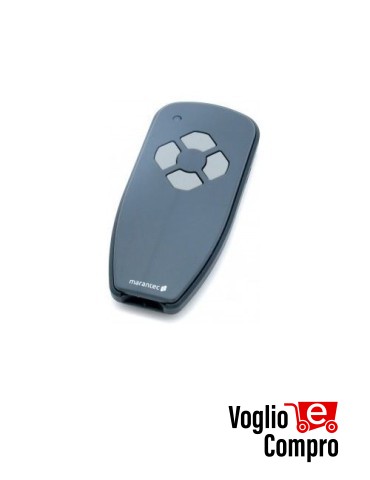 RADIOCOMANDO TELECOMANDO ORIGINALE MARANTEC D384-433 4 Tasti 433,92 MHz TR-2603