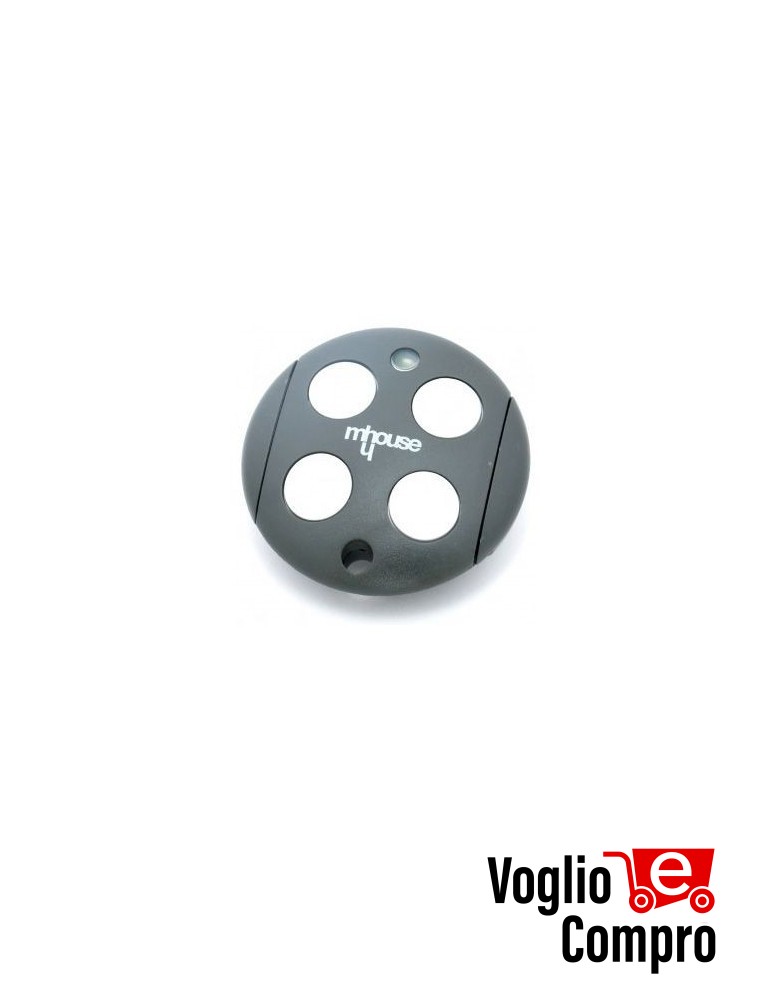 RADIOCOMANDO TELECOMANDO ORIGINALE MHOUSE/NICE GTX4 433,92 MHz Rolling Code 4 Tasti TR-2218