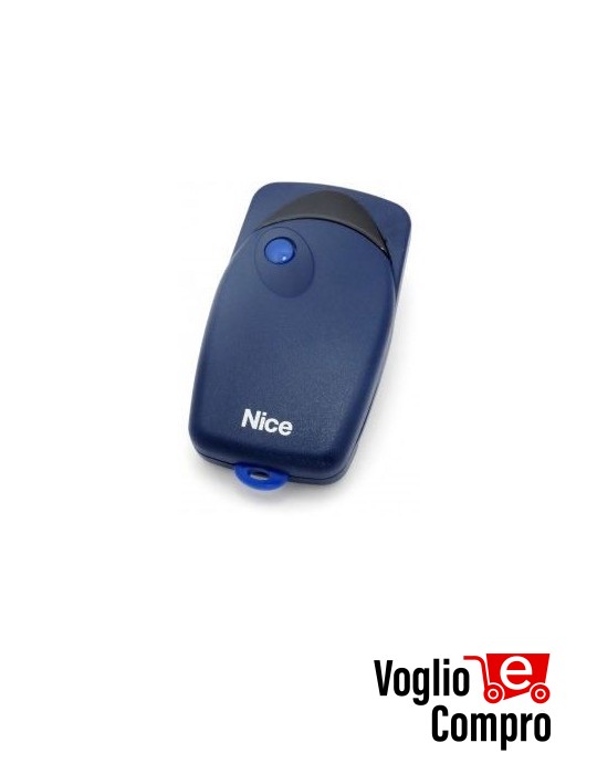 RADIOCOMANDO TELECOMANDO ORIGINALE NICE FLO1 433,92 MHz Codice Fisso Dip Switch 1 Tasti TR-2208