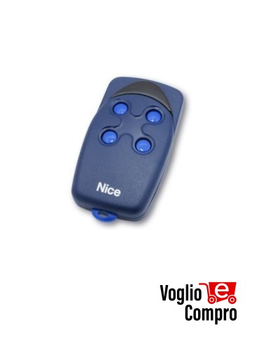 RADIOCOMANDO TELECOMANDO ORIGINALE NICE FLO4 433,92 MHz Codice Fisso Dip Switch 4 Tasti TR-2213