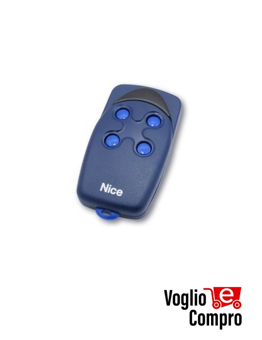 RADIOCOMANDO TELECOMANDO ORIGINALE NICE FLO4 433,92 MHz Codice Fisso Dip Switch 4 Tasti TR-2213