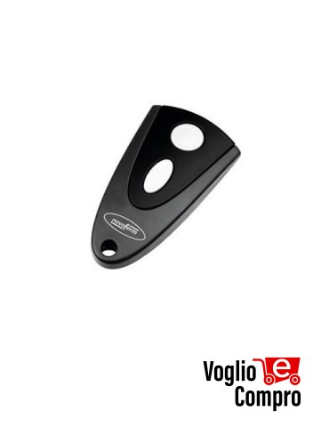 RADIOCOMANDO TELECOMANDO NOVOFERM NOVOTRON 502 NERO 433,92 MHz Rolling Code 2 Tasti TR-6201