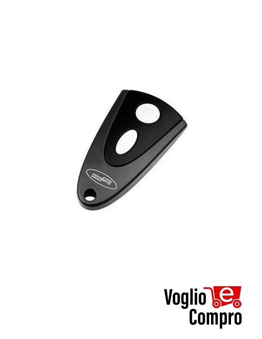 RADIOCOMANDO TELECOMANDO NOVOFERM NOVOTRON 502 NERO 433,92 MHz Rolling Code 2 Tasti TR-6201