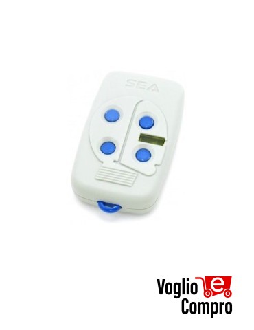 Radiocomando Trasmettitore Originale SEA HEAD 4 433 Rolling Code 433,92 MHz 4 Tasti TR-2904