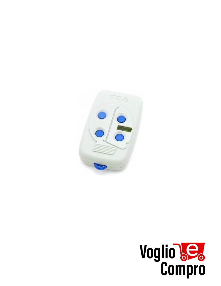 Radiocomando Trasmettitore Originale SEA HEAD 4 433 Rolling Code 433,92 MHz 4 Tasti TR-2904