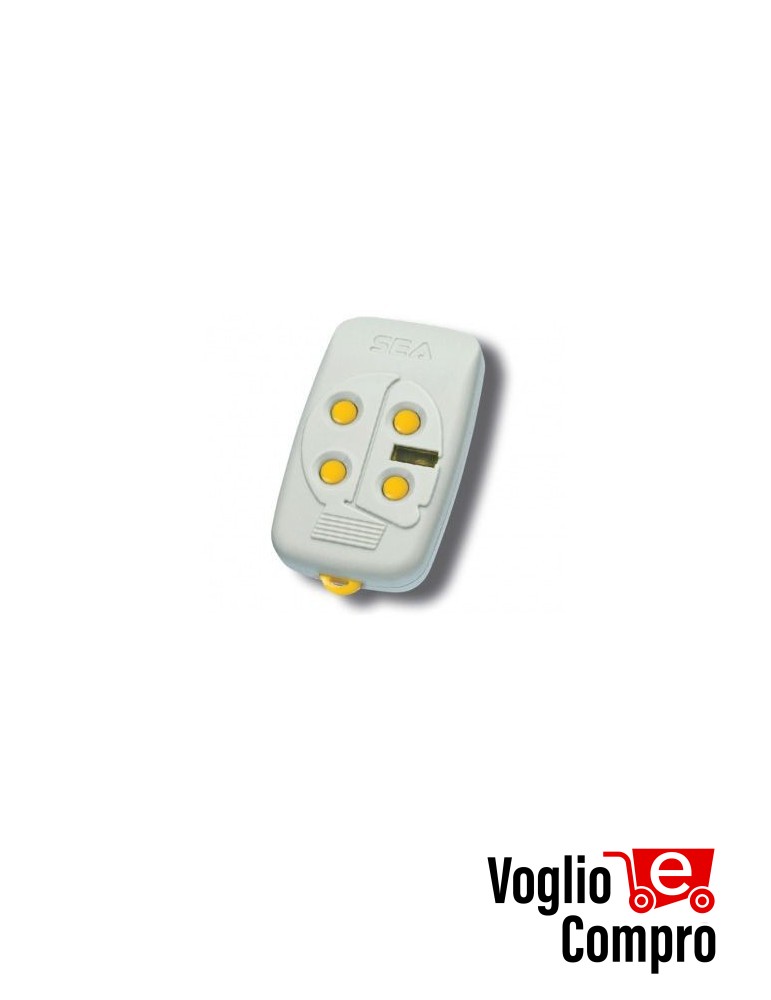 Radiocomando Trasmettitore Originale SEA HEAD 4 868 Rolling Code 868,35 MHz 4 Tasti TR-2906