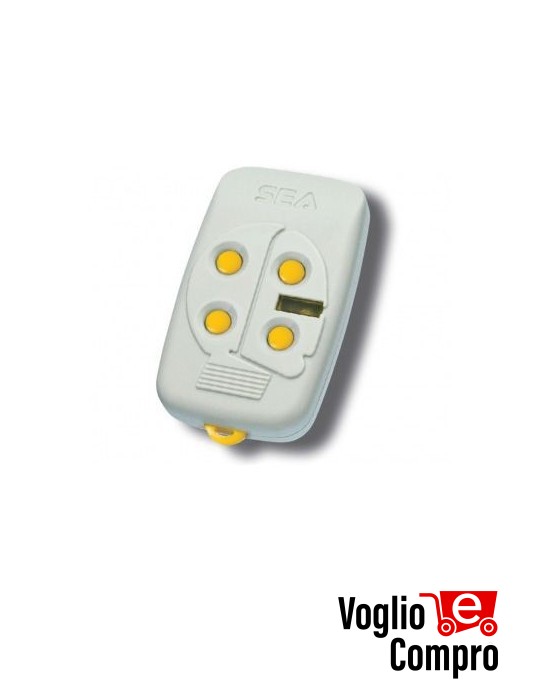 Radiocomando Trasmettitore Originale SEA HEAD 4 868 Rolling Code 868,35 MHz 4 Tasti TR-2906