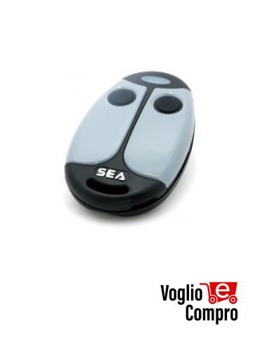 Radiocomando Trasmettitore Originale SEA COCCINELLA 2 433 Rolling Code 433,92 MHz 2 Tasti TR-2907