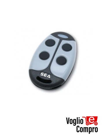 Radiocomando Trasmettitore Originale SEA COCCINELLA 4 433 Rolling Code 433,92 MHz 4 Tasti TR-2909