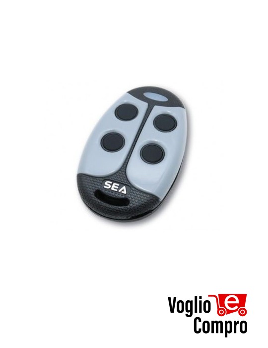 Radiocomando Trasmettitore Originale SEA COCCINELLA 4 433 Rolling Code 433,92 MHz 4 Tasti TR-2909