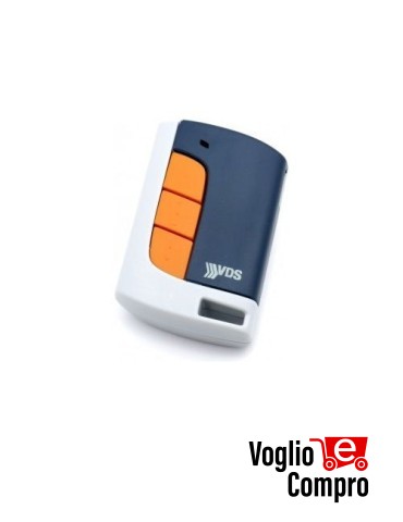 RADIOCOMANDO TELECOMANDO ORIGINALE VDS ECO-R 433,92 MHz Rolling Code 3 Tasti TR-5901