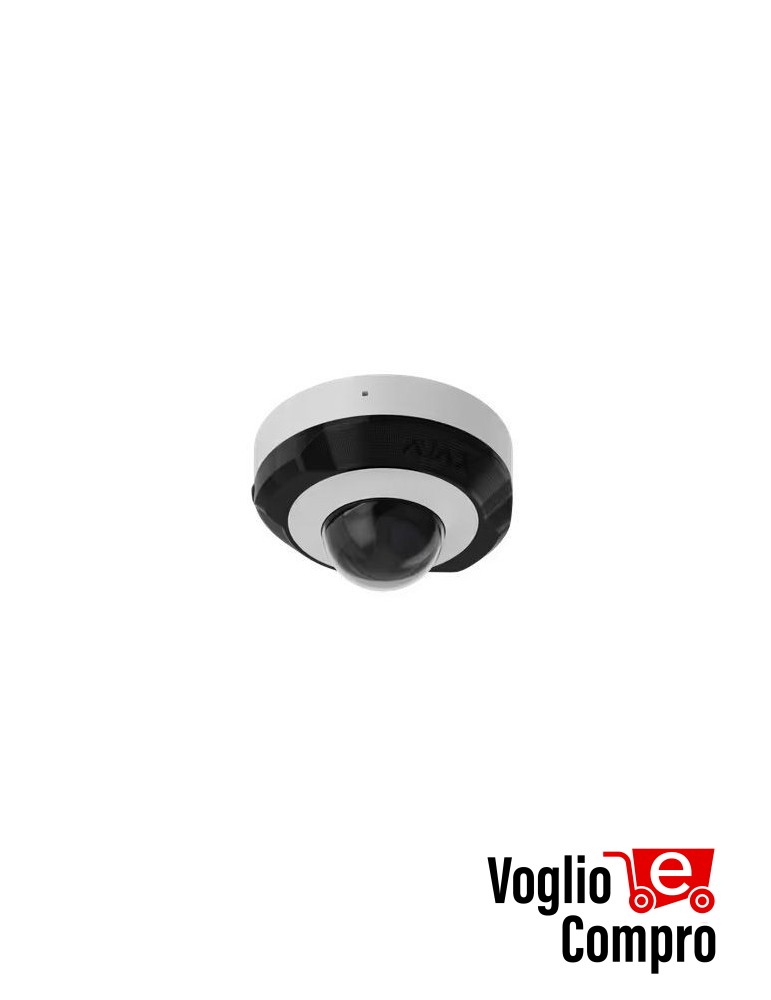 Telecamera IP cablata AJAX DomeCam Mini (5 Mp/4 mm) bianco 76020
