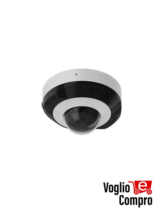 Telecamera IP cablata AJAX DomeCam Mini (5 Mp/4 mm) bianco 76020