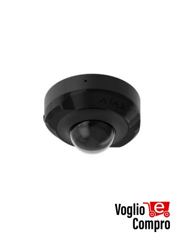 Telecamera IP cablata AJAX DomeCam Mini (8 Mp/2.8 mm) nero 76023
