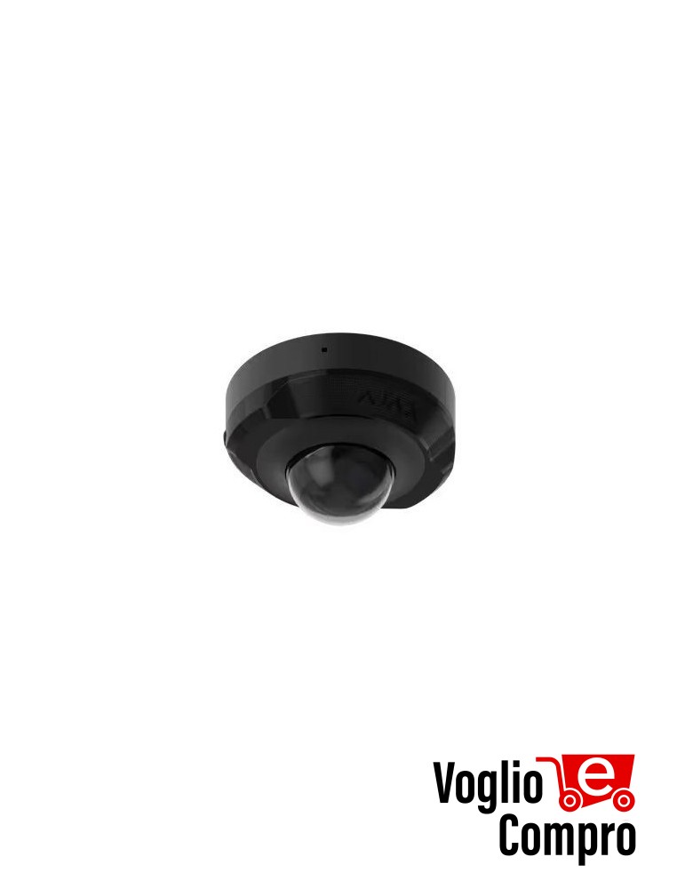 Telecamera IP cablata AJAX DomeCam Mini (8 Mp/2.8 mm) nero 76023