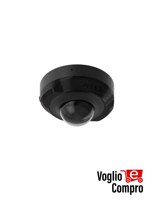 Telecamera IP cablata AJAX DomeCam Mini (8 Mp/2.8 mm) nero 76023
