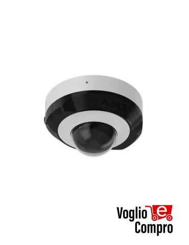 Telecamera IP cablata AJAX DomeCam Mini (8 Mp/4 mm) bianco 76024