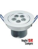 5941505 LAMPADA FARETTO LED DA INCASSO ORIENTABILE  5W 3000K 230V