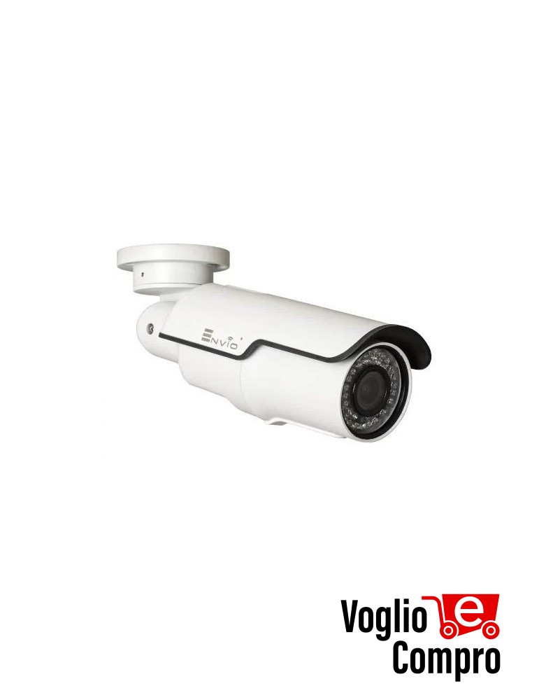 TELECAMERA BULLET CON ILLUMINAZIONE IR 8 MPX 2,8 12mm 60 mt VV 90H800