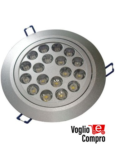 5941526 LAMPADA FARO LED DA INCASSO 18W 6000K 230V