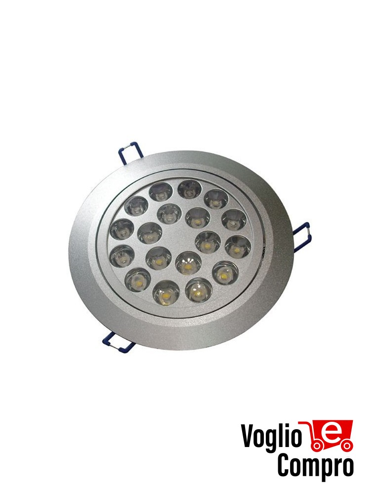 5941526 LAMPADA FARO LED DA INCASSO 18W 6000K 230V