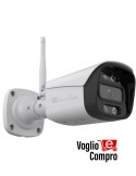 Telecamera di rete Bullet WiFi Obiettivo fisso 2,8 mm 5MP Doppio LED (IR e LED caldo) MV-BFM60500-AI