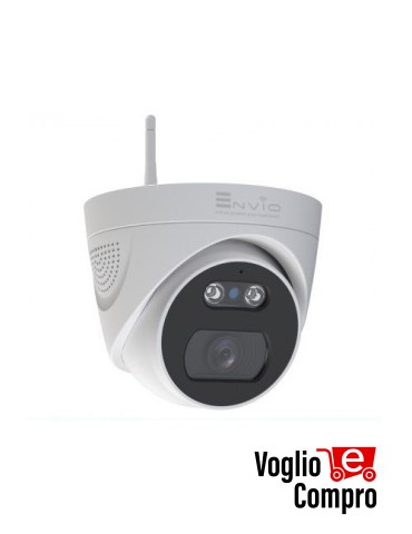 Telecamera di rete Dome WiFi Obiettivo fisso 2,8 mm 5MP Doppio LED Audio bidirezionale MV-DFM70500