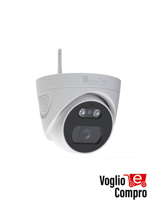 Telecamera di rete Dome WiFi Obiettivo fisso 2,8 mm 5MP Doppio LED Audio bidirezionale MV-DFM70500