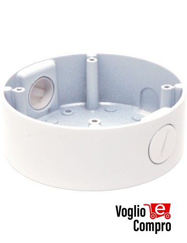 Base porta cavi e connettori per telecamera Dome. Diametro 120mm S120DOM