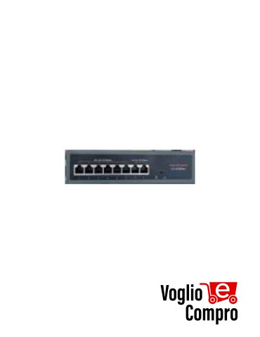 Switch POE con 5 porte di cui 4 porte POE da 100Mbit MV- POE104