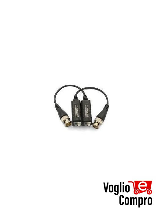 Kit TX/RX su doppino telefonico o cavo UTP Cat5E/Cat6 per telecamere fino a 5 Mpx MK-50