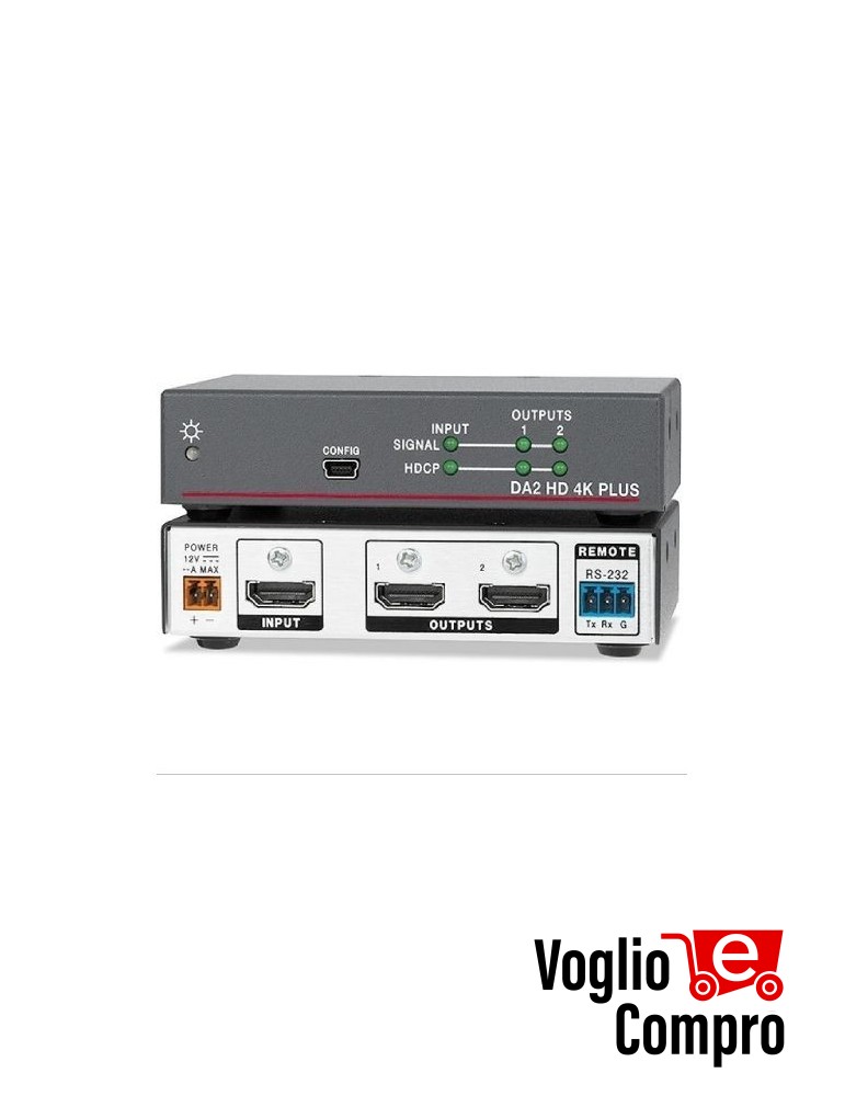 Distributore 1in – 2 out HDMI 2.0 HDMI2-4K2